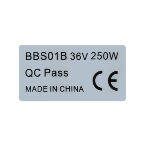 250W ‘Legal’ Sticker